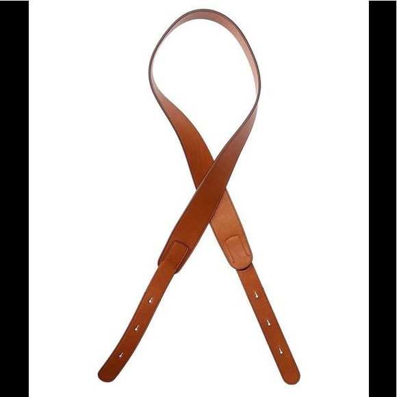 The Row Brown Drum Leather Shoulder Bag Strap - Picture 2 of 5